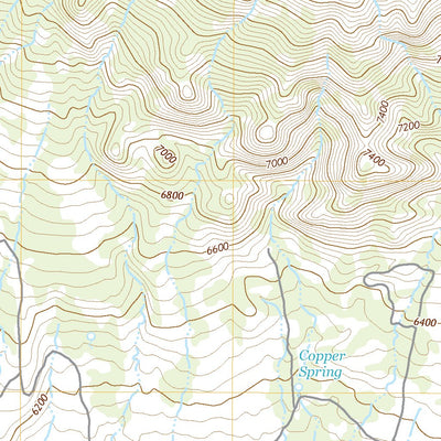 United States Geological Survey Copper Creek Benches, UT (2020, 24000-Scale) digital map