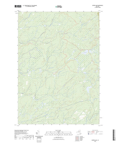 United States Geological Survey Copper Lake, NY (2023, 24000-Scale) digital map