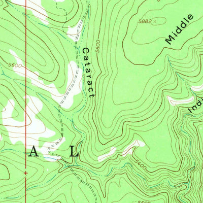 United States Geological Survey Copper Mountain, AZ (1964, 24000-Scale) digital map