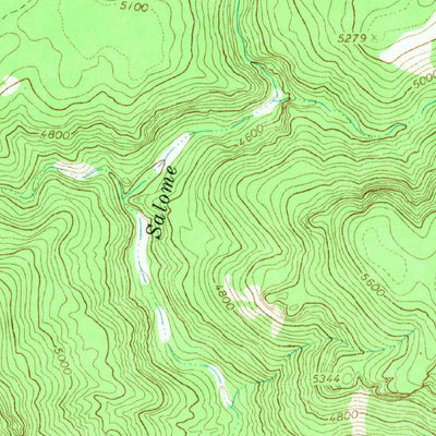 United States Geological Survey Copper Mountain, AZ (1964, 24000-Scale) digital map