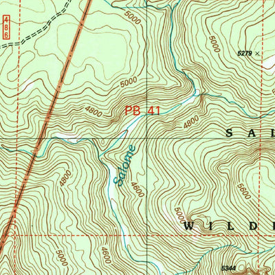 United States Geological Survey Copper Mountain, AZ (2004, 24000-Scale) digital map
