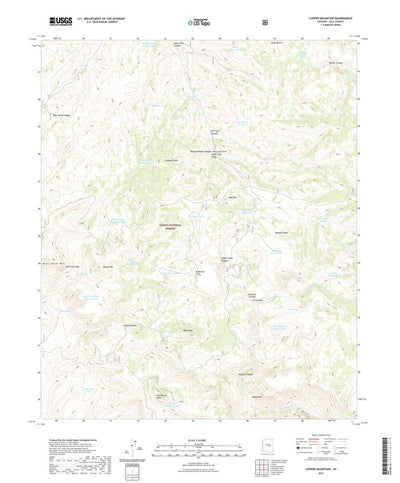 United States Geological Survey Copper Mountain, AZ (2021, 24000-Scale) digital map