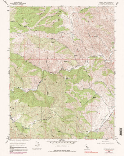 United States Geological Survey Copper Mountain, CA (1956, 24000-Scale) digital map