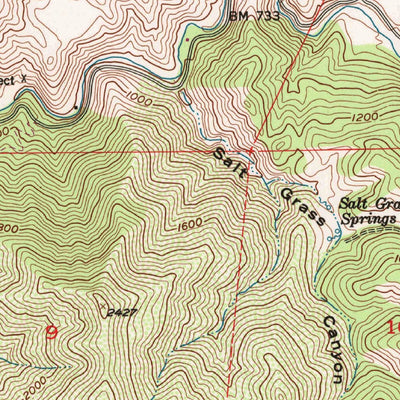 United States Geological Survey Copper Mountain, CA (1956, 24000-Scale) digital map
