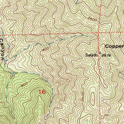 United States Geological Survey Copper Mountain, CA (1956, 24000-Scale) digital map