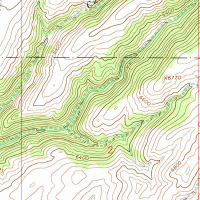 United States Geological Survey Copper Mountain, MT (1963, 24000-Scale) digital map