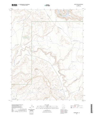 United States Geological Survey Copper Point, UT (2023, 24000-Scale) digital map