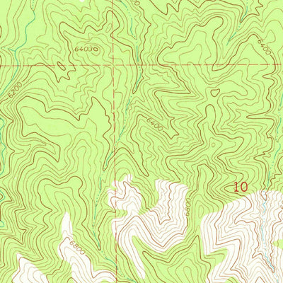 United States Geological Survey Copperas Peak, NM (1965, 24000-Scale) digital map