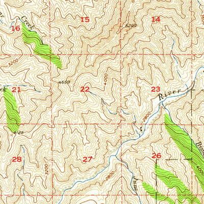 United States Geological Survey Copperfield, OR-ID (1957, 62500-Scale) digital map