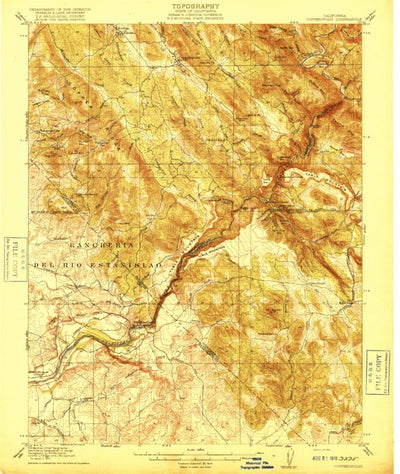 United States Geological Survey Copperopolis, CA (1916, 62500-Scale) digital map