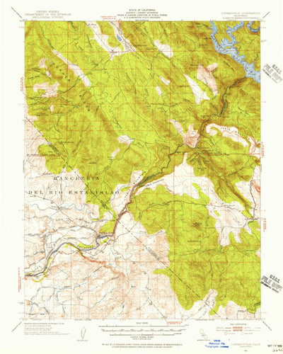 United States Geological Survey Copperopolis, CA (1954, 62500-Scale) digital map