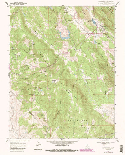 United States Geological Survey Copperopolis, CA (1962, 24000-Scale) digital map