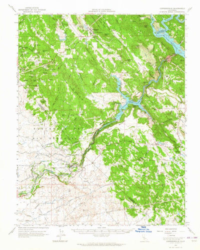 United States Geological Survey Copperopolis, CA (1962, 62500-Scale) digital map