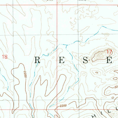 United States Geological Survey Copperosity Hills, AZ (1981, 24000-Scale) digital map