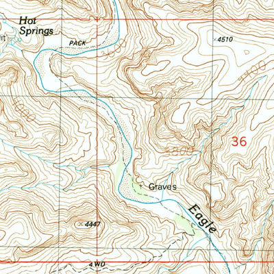 United States Geological Survey Copperplate Gulch, AZ (1989, 24000-Scale) digital map