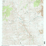 United States Geological Survey Copperplate Gulch, AZ (1997, 24000-Scale) digital map