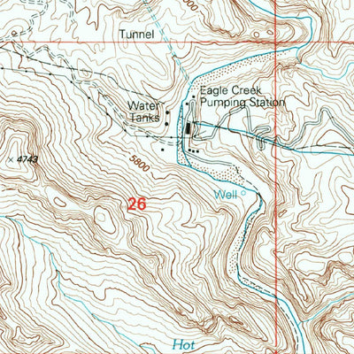 United States Geological Survey Copperplate Gulch, AZ (1997, 24000-Scale) digital map