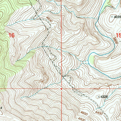 United States Geological Survey Copperplate Gulch, AZ (1997, 24000-Scale) digital map