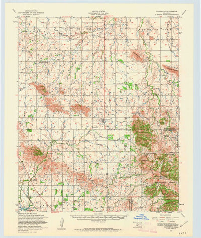United States Geological Survey Copperton, OK (1956, 62500-Scale) digital map