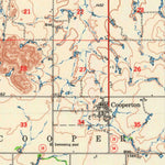 United States Geological Survey Copperton, OK (1956, 62500-Scale) digital map
