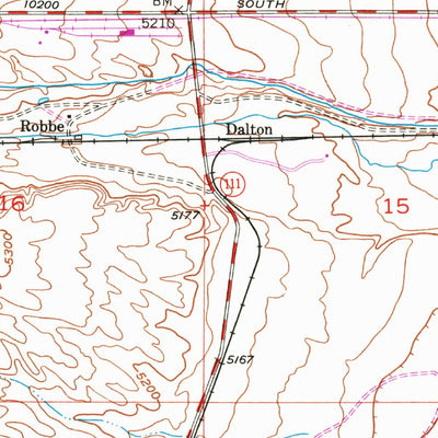 United States Geological Survey Copperton, UT (1952, 24000-Scale) digital map