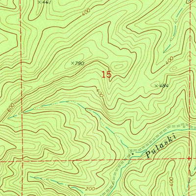 United States Geological Survey Coquille, OR (1971, 24000-Scale) digital map
