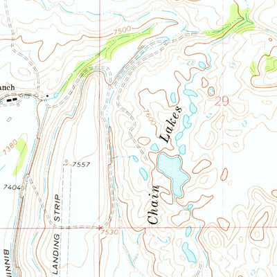 United States Geological Survey Cora, WY (1964, 24000-Scale) digital map