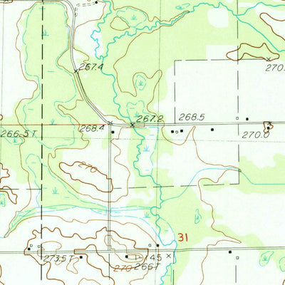 United States Geological Survey Coral, MI (1985, 24000-Scale) digital map