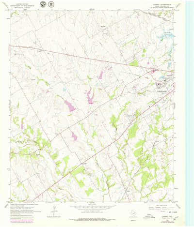 United States Geological Survey Corbet, TX (1965, 24000-Scale) digital map