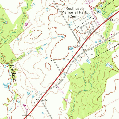 United States Geological Survey Corbet, TX (1965, 24000-Scale) digital map