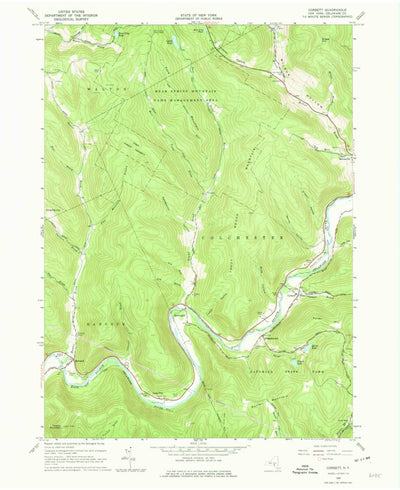 United States Geological Survey Corbett, NY (1965, 24000-Scale) digital map
