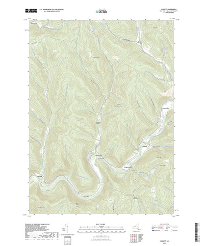 United States Geological Survey Corbett, NY (2023, 24000-Scale) digital map