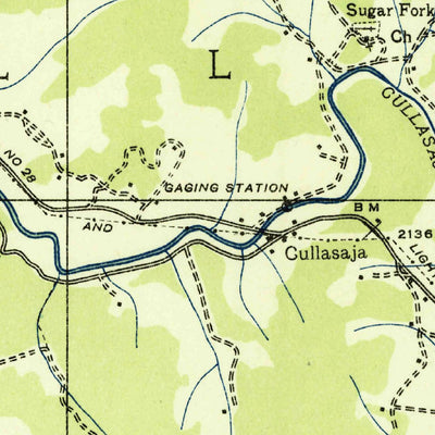 United States Geological Survey Corbin Knob, NC (1935, 24000-Scale) digital map