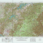 United States Geological Survey Corbin, KY-TN (1956, 250000-Scale) digital map