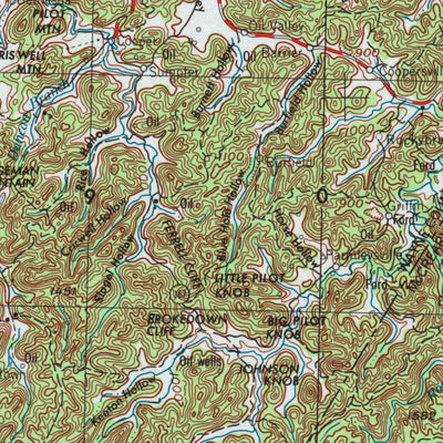 United States Geological Survey Corbin, KY-TN (1956, 250000-Scale) digital map