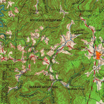 United States Geological Survey Corbin, KY-TN (1958, 250000-Scale) digital map