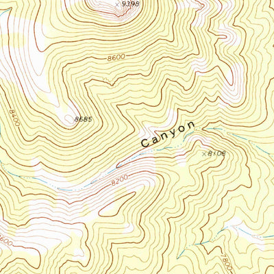 United States Geological Survey Corcoran Canyon, NV (1971, 24000-Scale) digital map