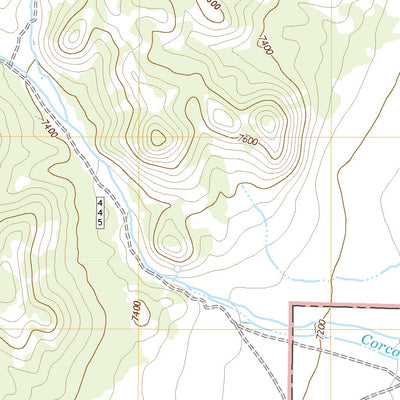 United States Geological Survey Corcoran Canyon, NV (2021, 24000-Scale) digital map