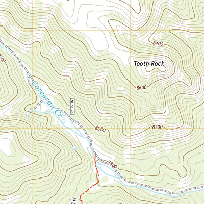 United States Geological Survey Corcoran Canyon, NV (2021, 24000-Scale) digital map