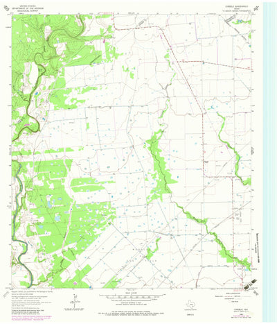 United States Geological Survey Cordele, TX (1964, 24000-Scale) digital map