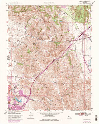 United States Geological Survey Cordelia, CA (1951, 24000-Scale) digital map