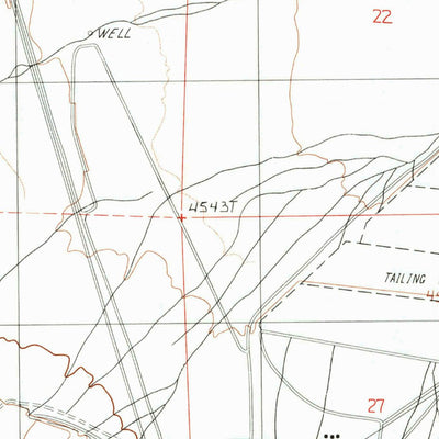 United States Geological Survey Cordero Mine, NV-OR (1991, 24000-Scale) digital map