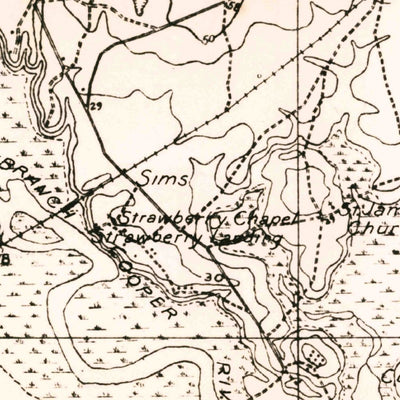 United States Geological Survey Cordesville, SC (1919, 48000-Scale) digital map