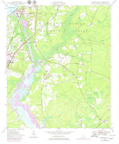 United States Geological Survey Cordesville, SC (1948, 24000-Scale) digital map