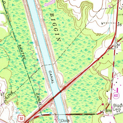 United States Geological Survey Cordesville, SC (1948, 24000-Scale) digital map