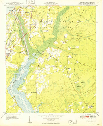 United States Geological Survey Cordesville, SC (1949, 24000-Scale) digital map