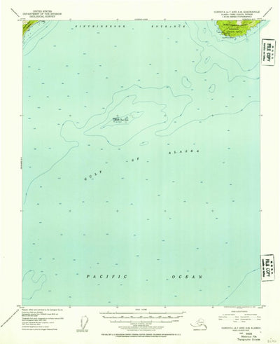United States Geological Survey Cordova A-7 And A-8, AK (1953, 63360-Scale) digital map