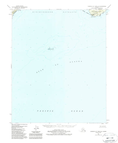 United States Geological Survey Cordova A-7 And A-8, AK (1988, 63360-Scale) digital map
