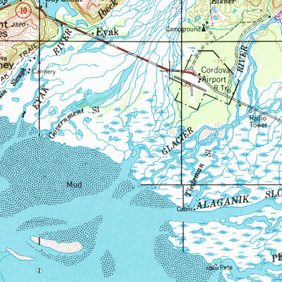 United States Geological Survey Cordova, AK (1959, 250000-Scale) digital map
