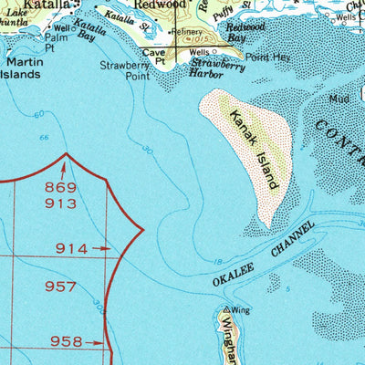 United States Geological Survey Cordova, AK (1959, 250000-Scale) digital map